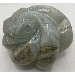Youghiogheny? 1997 Art Glass Seashell Spiral Paperweight Signed Numbered Artist?